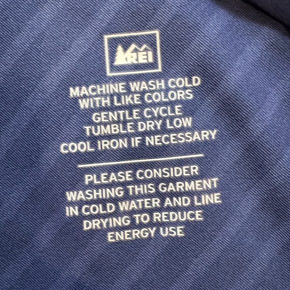 REI Women's Blue Striped Short Sleeve Tee - Picture 4 of 4